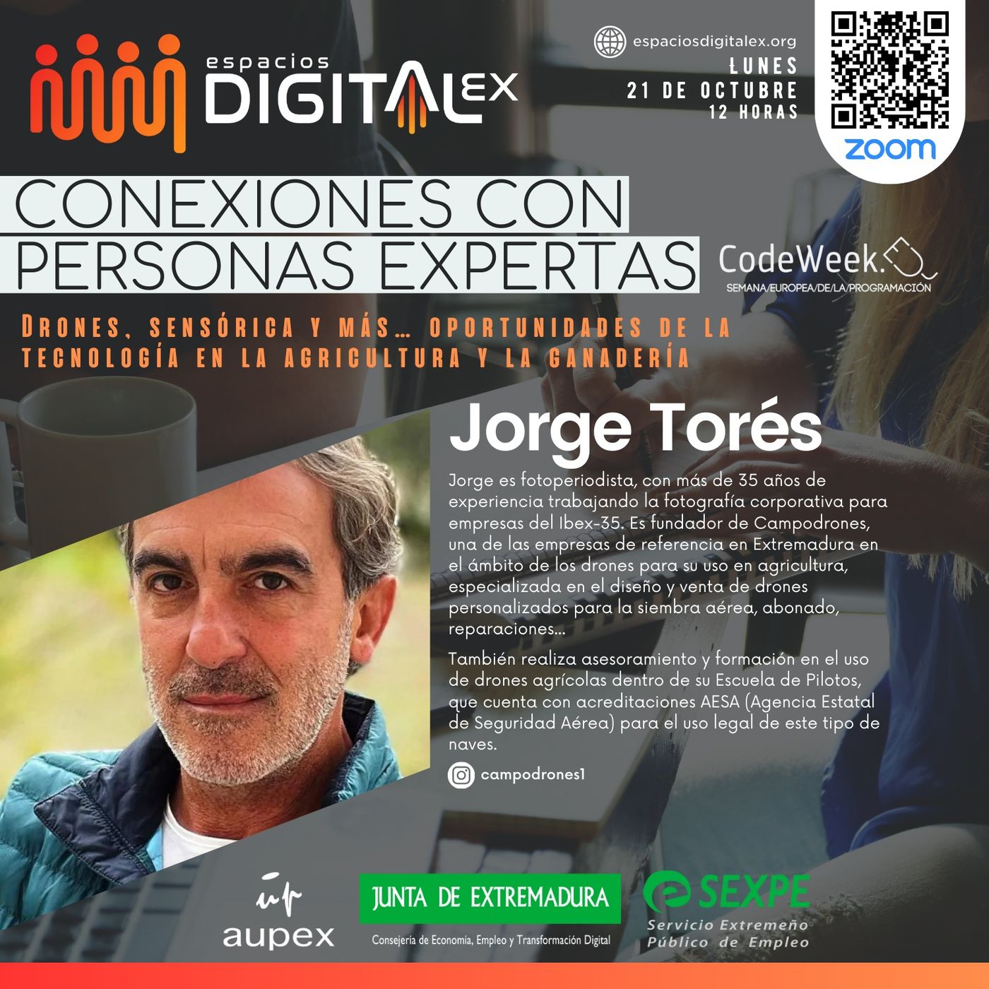 Conexión con personas expertas. Jorge Torés